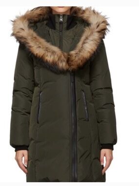 Mackage Olive Green natural fur - Kay-F